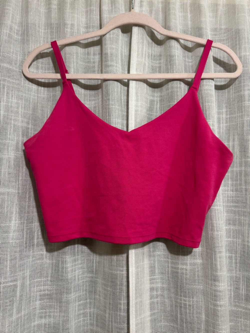 Athleta Hot Pink Women's Cropped Cami Tank Top